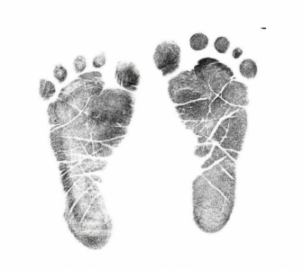 Inkless Wipe Handprint & Footprint Kit
